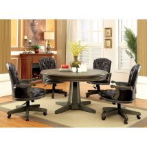 Furniture of America CM-GM357T-TABLE Yelena - Game Table - Gray