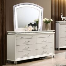 Furniture of America CM7899D Maddie - Dresser - Pearl White