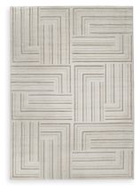 Signature Design by Ashley® R406942 Darmondard - Cream / Taupe - Medium Rug