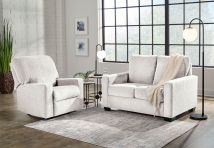 Ashley Furniture 53603/37/25 Ashley Furniture 53603/37/25 Rannis - 2 Pc. - Twin Sofa Sleeper, Rocker Recliner - Snow