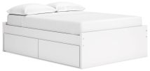 Ashley Furniture EB9630B9 Ashley Furniture EB9630B9 Onita - Full Platform Bed With 1 Side Storage - White
