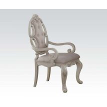 ACME 61283 Ragenardus - Chair (Set of 2) - Fabric & Antique White