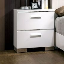 Furniture of America CM7049WH-N Carlie - Nightstand - White