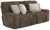 Jackson Furniture Industries 63259-1998/19-2343/49 Jackson Furniture Industries 63259-1998/19-2343/49 Lynx - Power Reclining Console Loveseat With Zero Gravity - Mocha