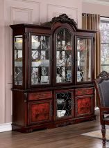 Furniture of America CM3147HB-SET Picardy - Hutch & Buffet - Brown Cherry