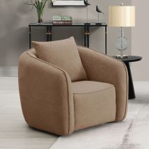 ACME LV03602 Keith - Chair With Pillow - Brown Chenille