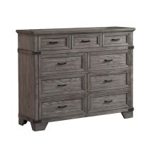 Intercon FG-BR-N4909-STE-C Forge - Tall Dresser - Brushed Steel