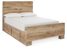 Ashley Furniture B1050B25 Ashley Furniture B1050B25 Hyanna - Full Panel Bed With 1 Side Storage - Tan