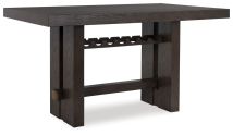 Ashley Furniture D984-32 Burkhaus - Rectangular Dining Room Counter Table - Dark Brown