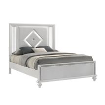 New Classic 00-1583-300 New Classic 00-1583-300 Stardust - 5/0 Queen Bed - White