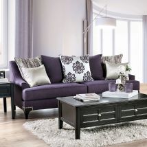 Furniture of America SM2208-SF Sisseton - Sofa - Purple