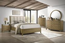 Coaster Fine Furniture 224921KW-S5 Granada - 5 Piece California King Bedroom Set - Natural Pine