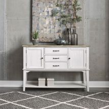 Liberty Furniture 171-SR5638 Summerville - Server - Soft White Wash / Wirebrushed Gray