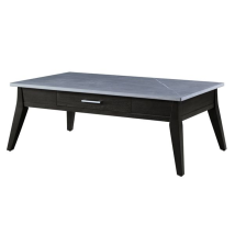 ACME LV00608 Zemocryss - Coffee Table - Marble & Dark Brown Finish