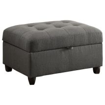 CoasterEveryday 500414 Stonenesse - Rectangular Upholstered Storage Ottoman - Gray