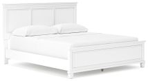 Signature Design by Ashley® B680B5 Fortman - White - California King Panel Bed