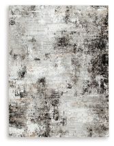 Signature Design by Ashley® R406780 Langwell - Black / Gray / White - Extra Large Rug