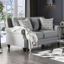 Furniture of America SM2673-LV Giovanni - Loveseat - Gray