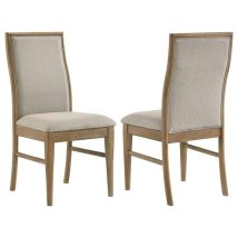 Coaster Fine Furniture 193612 Adina - Upholstered Dining Side Chair (Set of 2) - Barley