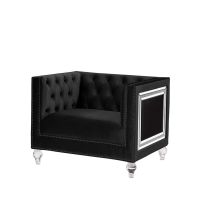 ACME LV01405 Heibero - Chair - Black Velvet