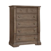 Samuel Lawrence Furniture S958-040 Lawson's Creek - 5-Drawer Chest - Dark Brown