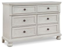 Signature Design by Ashley® B742-21 Robbinsdale - Antique White - Dresser - 6 Drawers