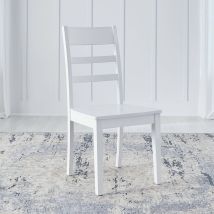 Liberty Furniture 617-C2000S Landale - Ladderback Side Chair - Chestnut & White