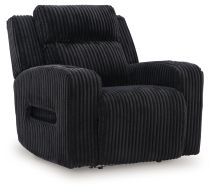 Ashley Furniture PC6420213 Forest Lake - Power Recliner With Adj Headrest - Black