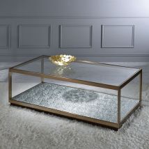 ACME LV02085 Kaia - Coffee Table - Glass & Gold
