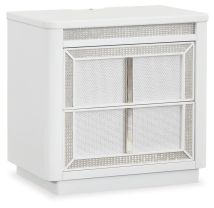 Ashley Furniture B822-92 Chalanna - Two Drawer Night Stand - White