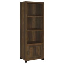 Coaster Fine Furniture 707736 Sachin - 3-Shelf Engineered Wood Media Tower - Dark Pine