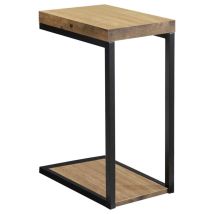 CoasterEveryday 931246 Beck - Engineered Wood C-Shape Sofa Side Table - Antique Nutmeg