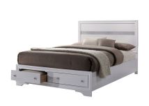 Furniture of America CM7552EK-BED Chrissy - Eastern King Bed - White