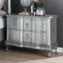 Furniture of America CM7864N Aalok - Nightstand - Silver