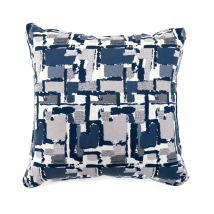 Furniture of America PL6003BL-S-2PK Concrit - Pillow 18" (Set of 2) - Blue