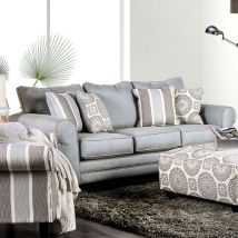 Furniture of America SM8141-SF Misty - Sofa - Blue Gray