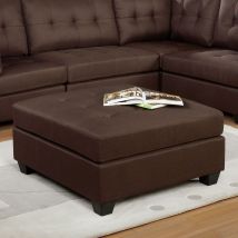Furniture of America CM6957BR-OT Pencoed - Ottoman - Brown