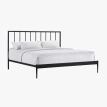 Intercon MB-BR-MODKNG-MTE-C Metal Beds - Modern King Metal Bed - Matte Black