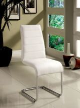 Furniture of America CM8371WH-SC-2PK Mauna - Side Chair (Set of 2) - White