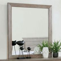 Furniture of America FOA7175M Vevey - Mirror - Wire - Brushed Warm Gray
