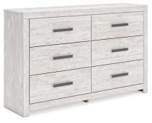 Ashley Furniture B3788-31 Cayboni - Six Drawer Dresser - Whitewash