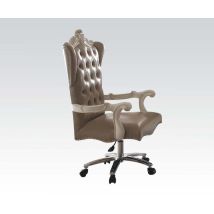 ACME 92277 Versailles - Executive Office Chair - Vintage Gray PU & Bone White