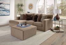 Jackson 330112-1410/19-1411/19 Carlsbad Modular Sectional - 40" Cocktail Ottoman - Carob