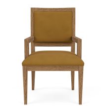 Riverside Furniture 51858 Halbrooke - Upholstered Back Arm Chair (Set of 2) - Light Brown