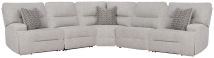 Ashley Furniture 93605S3 Ashley Furniture 93605S3 Acklen Place - 5-Piece Power Reclining Sectional - Pewter