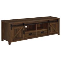 CoasterEssence 736273 Madra - 2-Door Engineered Wood TV Stand - Dark Pine