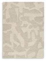 Signature Design by Ashley® R406381 Ladonia - Linen / Taupe - Large Rug