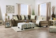 Furniture of America SM5155-SECT Kempston - Sectional - Brown