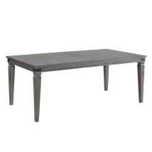 Intercon FR-TA-4278-PEW-C Foundry - Dining Table - Brushed Pewter