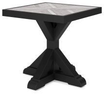 Ashley Furniture P792-702 Beachcroft - Square End Table - Black / Light Gray